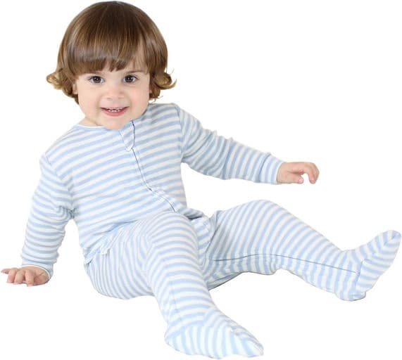 Woolino Footie Sleeper, Merino Wool Pajama Sleeper, 0-9 Months