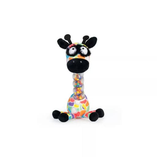 Jaffy the Fringed Footed Giraffe Baby Rattle and Shaker Plush Toy