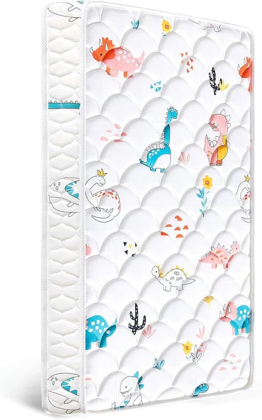 Letmxiu Premium 5" Crib Mattress and Toddler Mattress, Dual-Sided and Firm Toddler Bed Mattress
