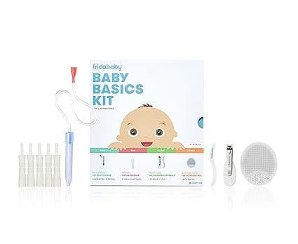 Baby Basics Kit | Includes NoseFrida, NailFrida, Windi, DermaFrida + Silicone Carry Case