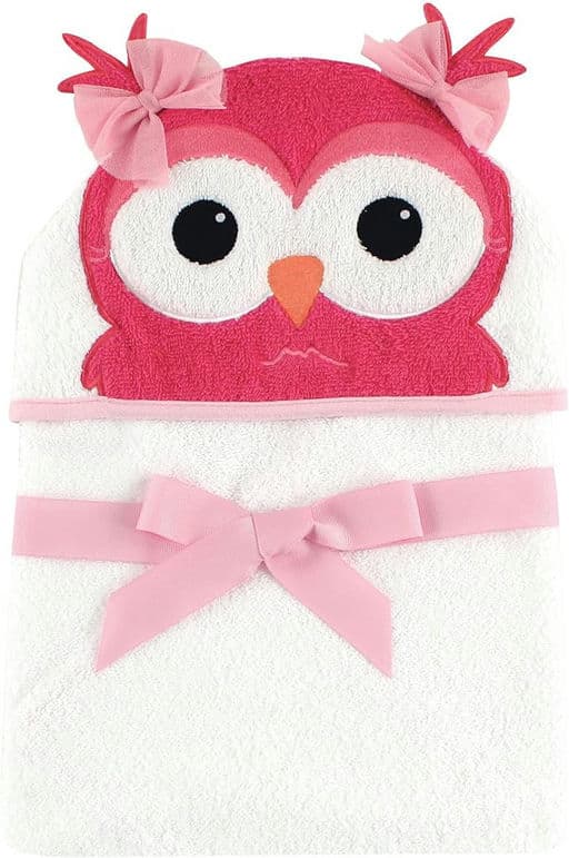 Hudson Baby Cotton Animal Face Hooded Towel