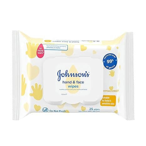 Johnson's Hand & Face Baby Sanitizing Cleansing Wipes