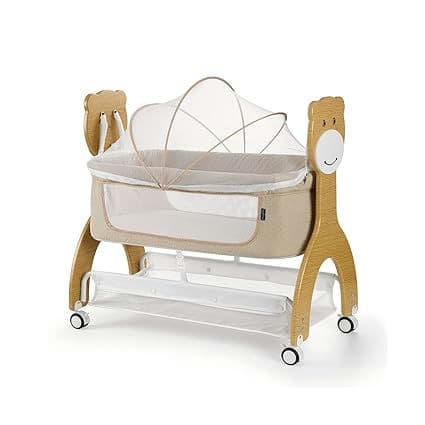 Dream On Me Cub Portable Bassinet in Beige