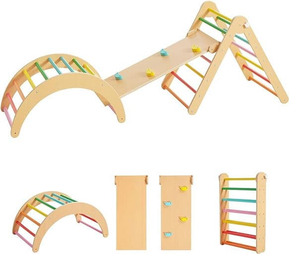 4 In 1 Pikler Triangle Gym
