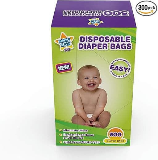 Mighty Clean Baby Disposable Diaper Bags