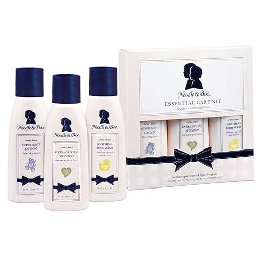 Noodle & Boo Essential Care 3 Piece Kit Super Soft Baby Lotion