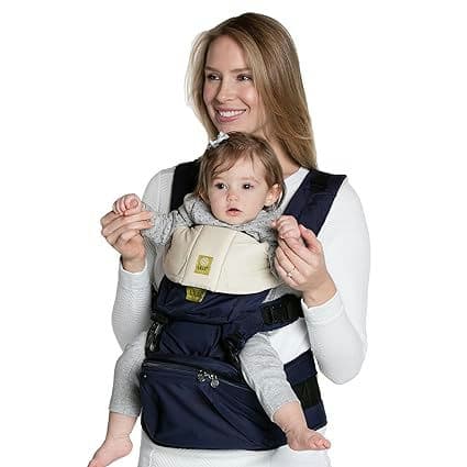 SeatMe Hip Seat Original Baby Carrier with Structured Seat Insert, Blue