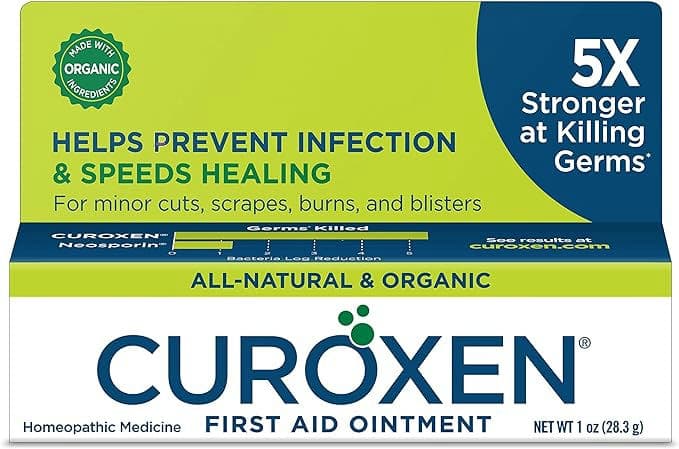 CUROXEN First Aid Natural Antibiotic Ointment, 1.0oz | All-Natural & Organic Ingredients | First Aid Refill