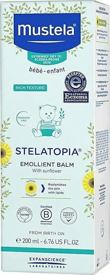flamina Stelatopia Emollient Balm by Mustela, 6.7 oz