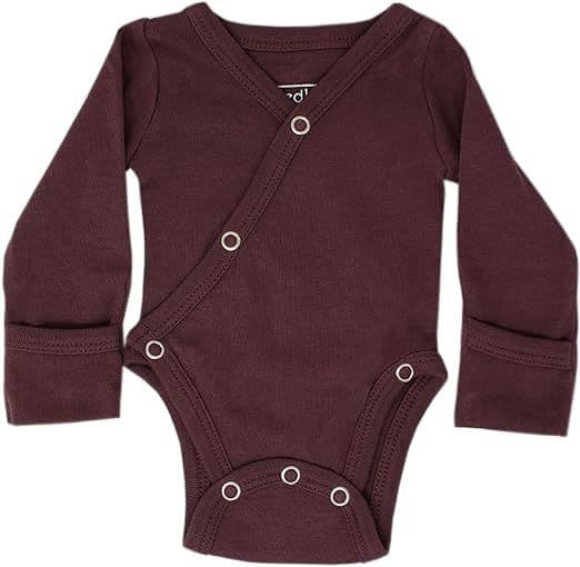 L'ovedbaby Unisex Baby Organic Cotton Kimono Bodysuit