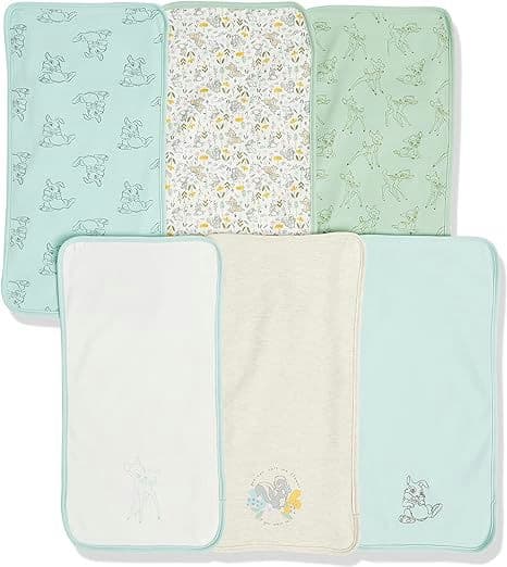 Amazon Essentials Disney | Star Wars | Princess Baby Girls' Burp Cloths