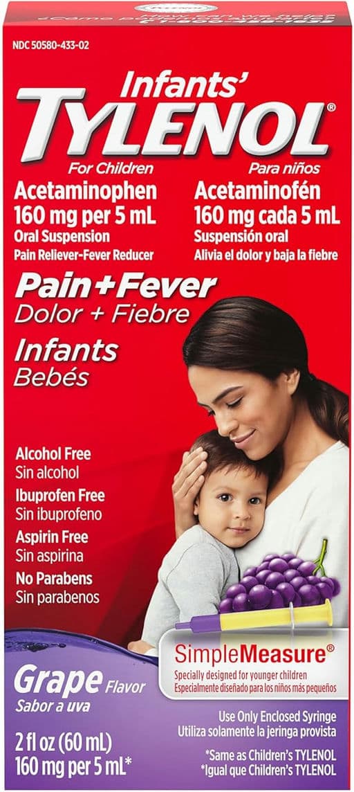 Infants' Tylenol Acetaminophen Liquid Medicine