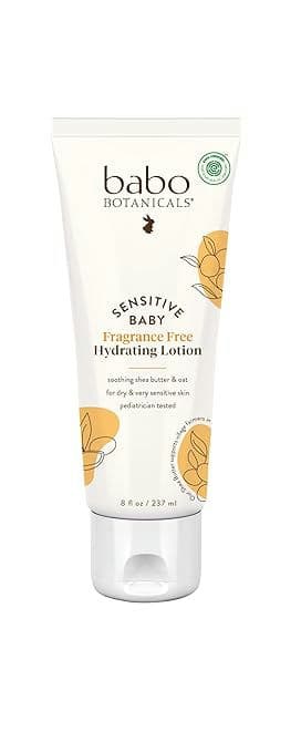 BABO Botanicals Sensitive Baby Fragrance-Free Daily Hydrating Baby Lotion