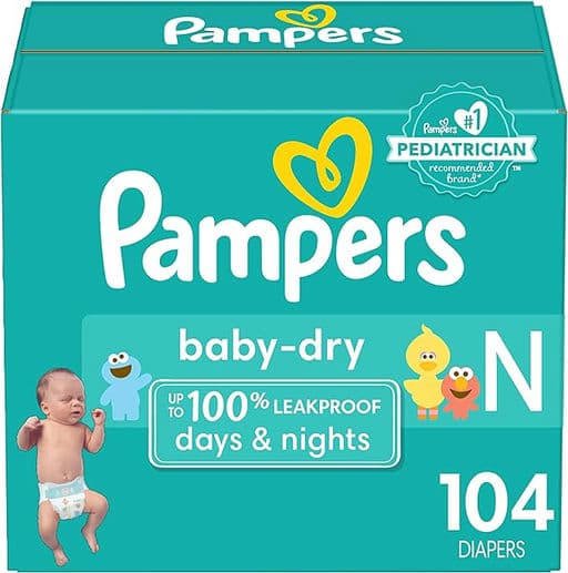 Pampers Baby Dry Diapers Newborn