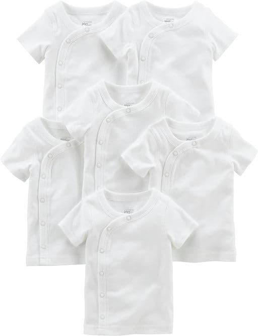 Simple Joys by Carter's Baby 6-Pack Side-snap Short-Sleeve Shirt