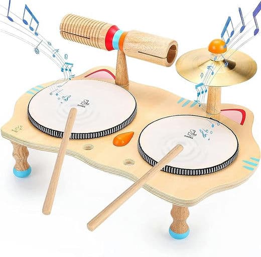 Kids Drum Set All in One Montessori Musical Instruments Set