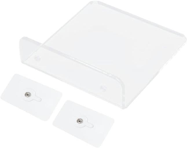 HOMSFOU Acrylic Storage Rack Nursery Wall Shelves