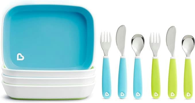 Munchkin® Splash™ Toddler Plates and Utensils