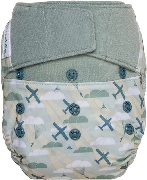GroVia Reusable Hybrid Baby Cloth Diaper Hook & Loop Shell