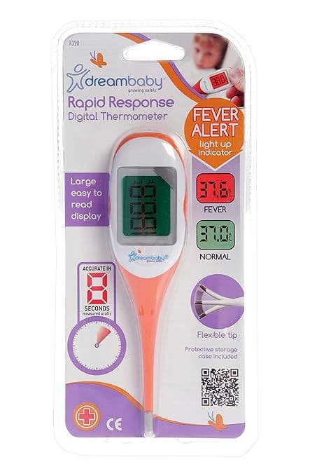 Dreambaby Rapid Response Digital Thermometer with Fever Alert
