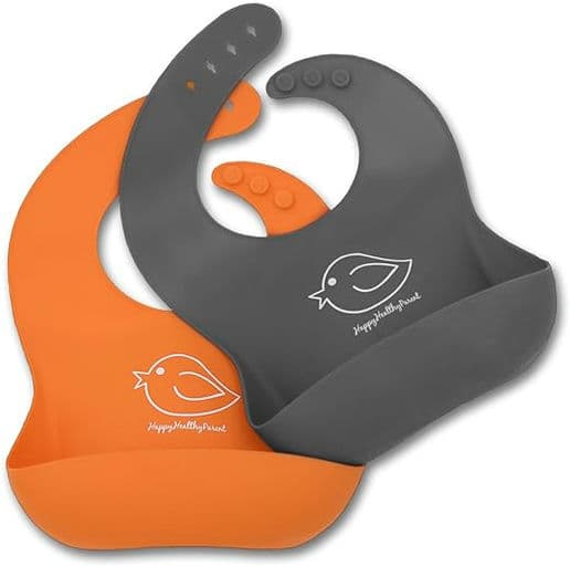 Happy Healthy Parent Silicone Baby Bibs
