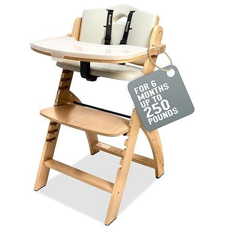 Abiie Beyond Junior Convertible Wooden High Chair