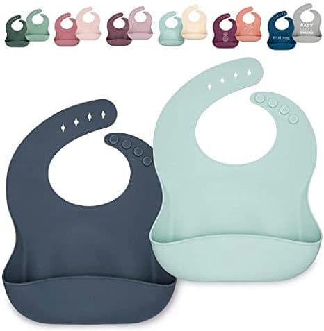 AVA + OLIVER Silicone Bib Set