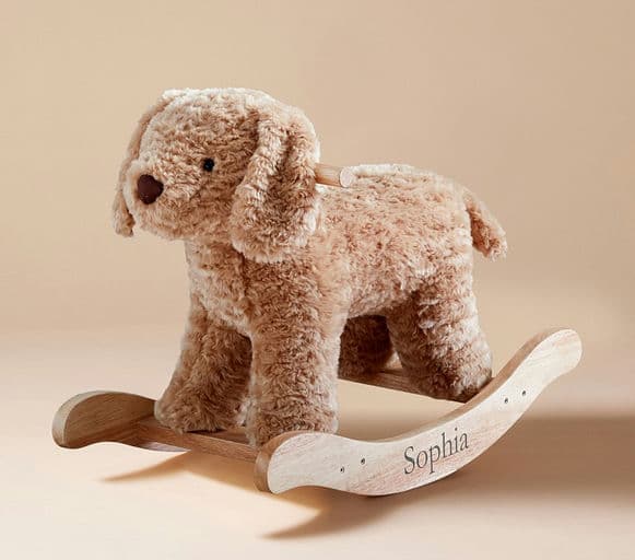 Nursery Labradoodle Plush Toy Rocker | Animal Rocker