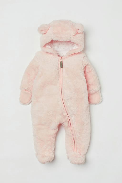 Faux Shearling Overall
