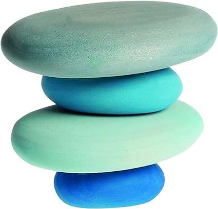 Grimm's River Pebbles - Wooden Blocks Building Set