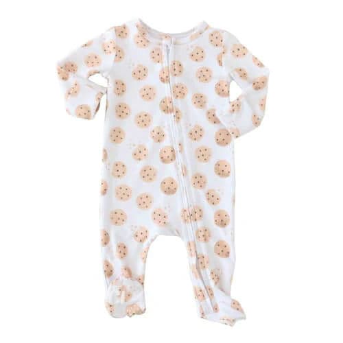 Caden Lane Zipper Footie Pajamas