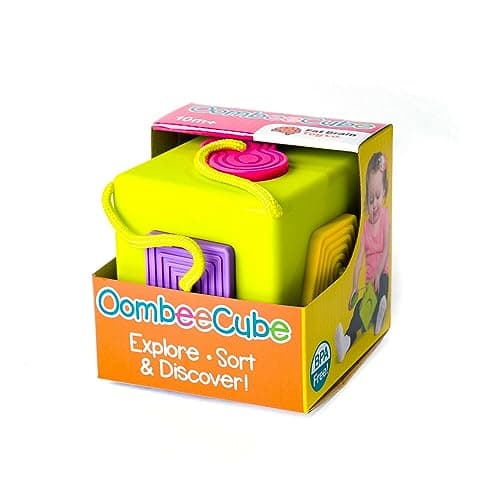Fat Brain Toys OombeeCube - Travel-Friendly Shape-Sorter