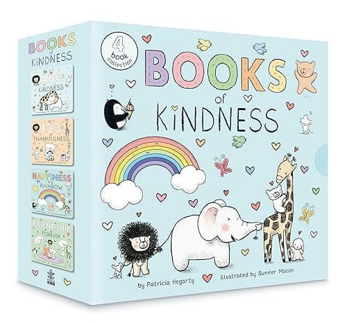 Books of Kindness: ABCs of Kindness; 123s of Thankfulness; Happiness Is a Rainbow; Friendship is Forever Product Bundle