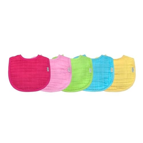 green sprouts Muslin Bibs made from Organic Cotton