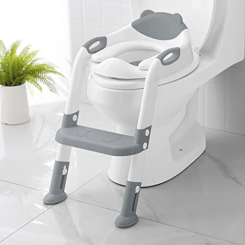 Toilet Potty Training Seat with Step Stool Ladder