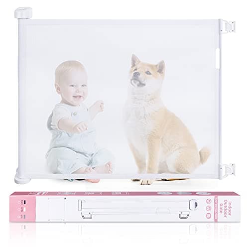 Babepai Retractable Mesh Baby Gate