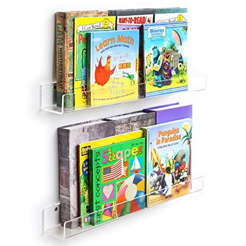 NIUBEE Invisible Floating Bookshelves