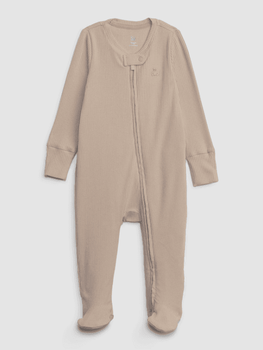 Baby's First Favorites TinyRib Footed Onesie