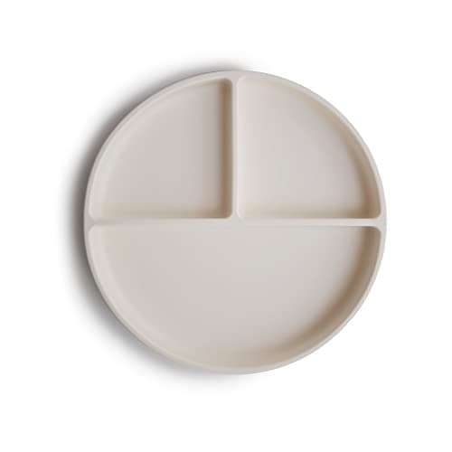 Mushie Silicone Suction Plate with Dividers