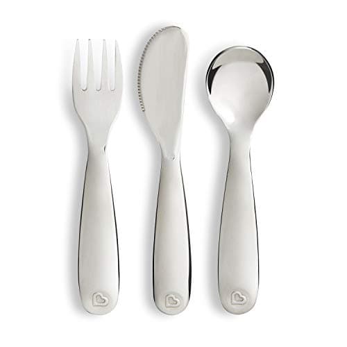Munchkin Polish Stainless Steel Toddler Utensils