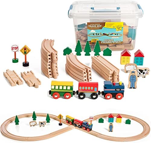 Wooden Train Set