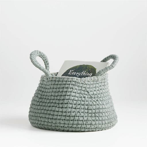 Uma Green Rope Basket