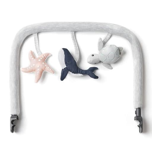 Ergobaby Evolve Bouncer Toy Bar - Light Heather Grey