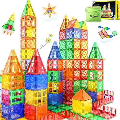 Soyee Magnetic Tiles for Boys and Girls