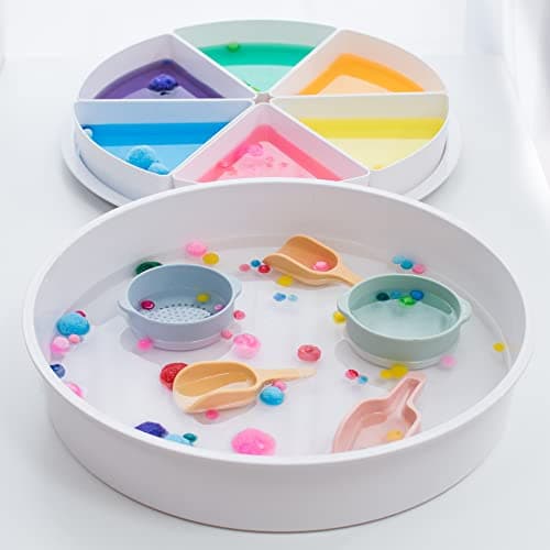 Inspire My Play Sensory Bin with Lid and Removable Storage Inserts