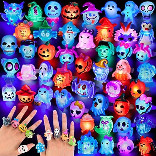 Halloween Light Up Rings