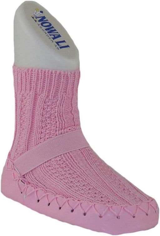 Infants/Toddlers Cable Knit Moccasin,Pink,US 18 Months M