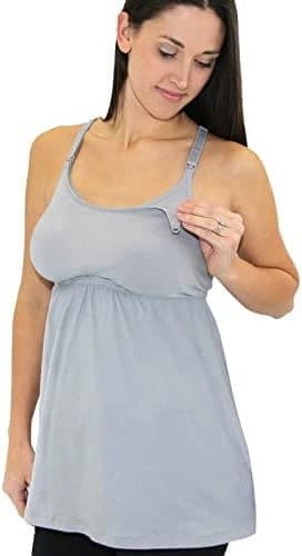 Leading Lady Lace Nursing Tank Tops For Breastfeeding - Lace Maternity Tanks With Built In Nursing Bra For Women