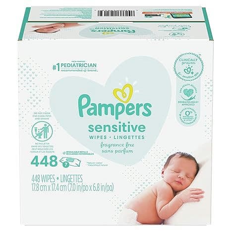 Pampers Baby Wipes Sensitive Perfume Free