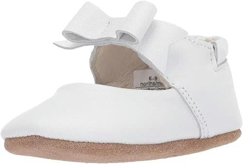 Robeez Baby-Girl's Ankle Strap Mary Jane First Kicks Crib Shoe